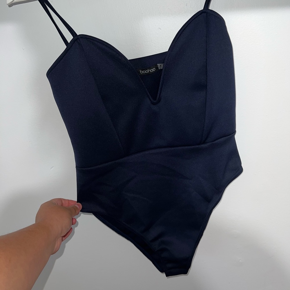 Navy bodysuit